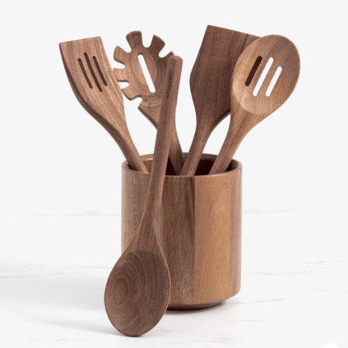 Kitchen Pro Elements Acacia Wood Utensils Set of 6